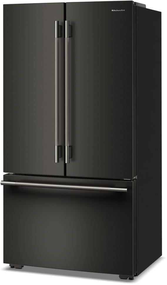 KitchenAid® 36" 24.8 Cu. Ft. Black Ore Counter Depth French Door Refrigerator with Internal Water Dispenser-3