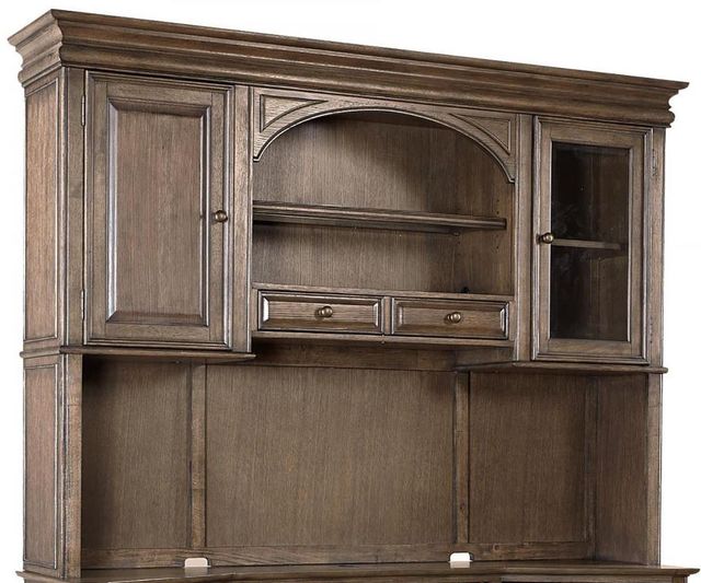 aspenhome® Arcadia Truffle Credenza Hutch-0