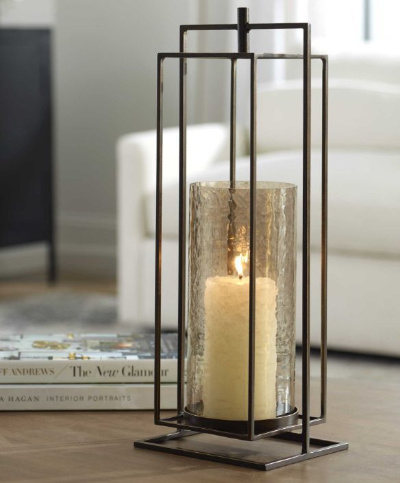 Uttermost® Wenman Bronze Candleholder-1