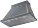Ilve® Nostalgie II Noblesse 40'' Blue Gray Wall Mounted Range Hood with Brass Trim-1