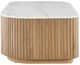 Uttermost® Arik Natural/White Marble Top Coffee Table-5
