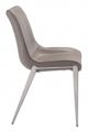 Zuo® Magnus Gray/Silver Dining Chair-2