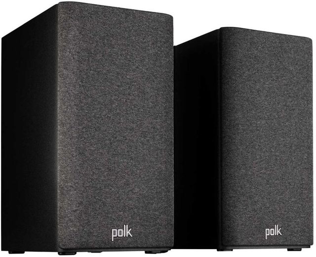 Polk Audio® R100 Black Bookshelf Speakers (Pair)-1