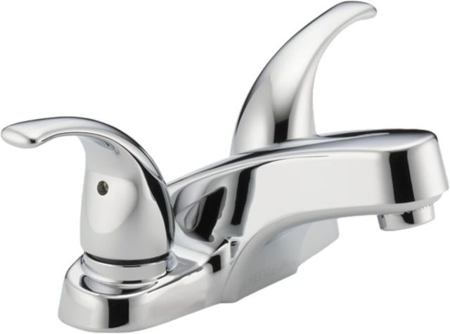 Peerless Core Chrome 4" 2-Handle Lever Bathroom Faucet with Pop-Up-0