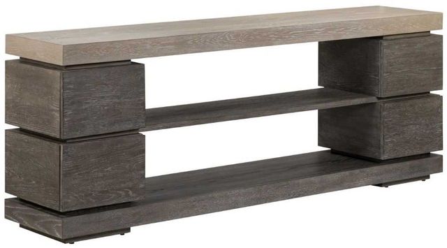 Liberty Furniture Piedmont Ash/Charcoal 84" TV Console-0