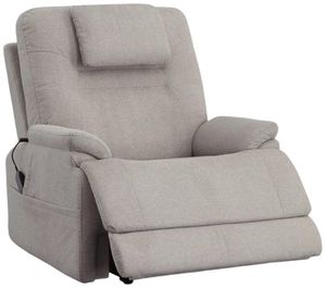 Flexsteel® Zecliner M2 Dove Power Sleep Recliner with Power Headrest and Lumbar