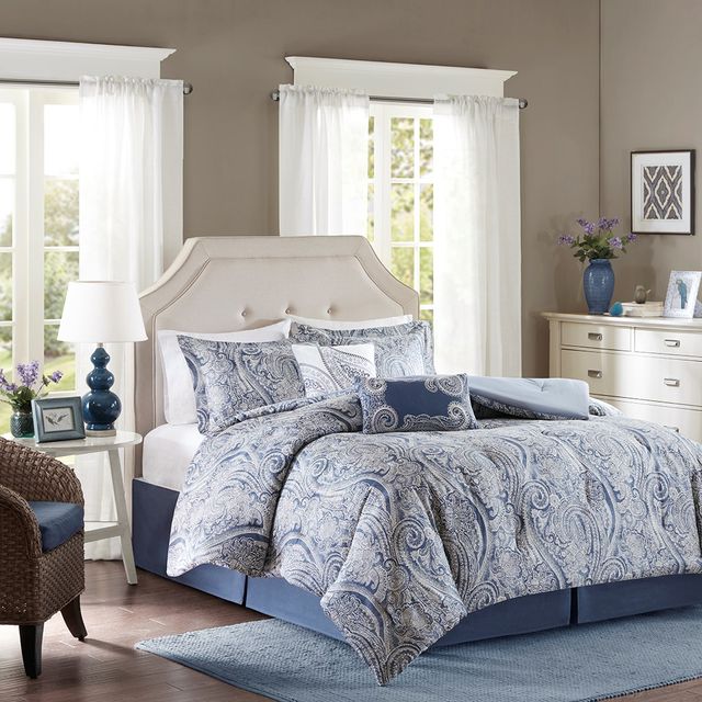 Olliix by Harbor House Stella 6 Piece Multi California King Comforter Set-1