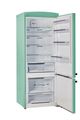 Unique Appliances Classic Retro 28" 17 Cu. Ft. Ocean Mist Turquoise Counter Depth Bottom Freezer Refrigerator-2