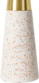 Surya Catania White/Brass Brushed Mosaic Lamp-1