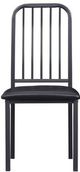 Mazin Furniture Tripp 5 Piece Black/Gray Dining Set-1