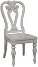 Liberty Furniture Magnolia Manor Antique White Splat Back Side Chair-0