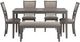 Signature Design by Ashley® Wrenning 6-Piece Gray Dining Table Set-1