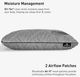 BEDGEAR® Aspen 0.0 Performance® Medium Standard Pillow-5