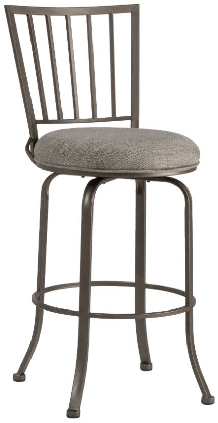 HH2 Home Lynx Gray Swivel Bar Stool | Miskelly Furniture