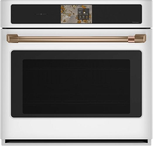 Café™ Professional Series 30” Matte White Smart Single Electric Wall Oven with Convection-0