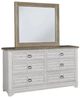 American Woodcrafters Meadowbrook 3-Piece Sand/Whitewash Queen Arched Panel Bedroom Set-3