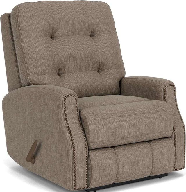 Flexsteel® Devon Brown Pewter Manual Recliner-0