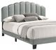 Furniture of America® Christi Light Gray Queen Panel Bed-0