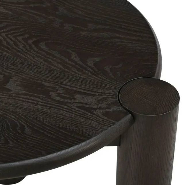 Moe's Home Collection Jack Brushed Dark Brown Side Table-4