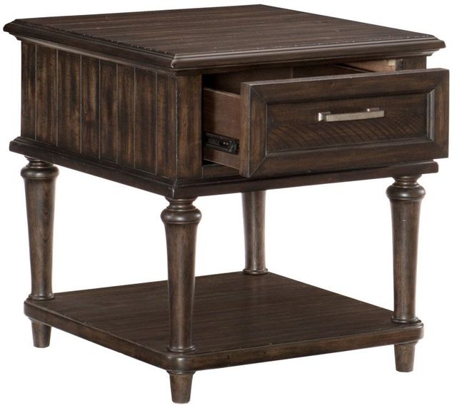 Mazin Furniture Cardano Driftwood Charcoal End Table-2