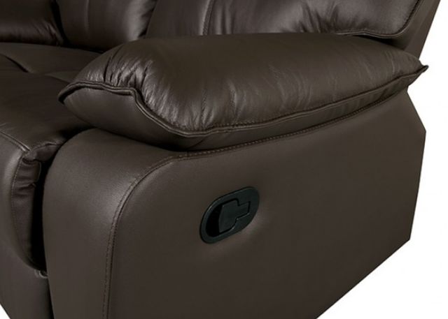 Furniture of America® Onoria Brown Manual Recliner-2