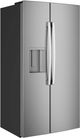 GE® 36" 23.5 Cu. Ft. Fingerprint Resistant Stainless Counter Depth Side-by-Side Refrigerator with LED Light Walls and Extra Tall Dispenser-3