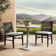 Classic Home Paulina Light Gray Concrete Outdoor Bistro Dining Table-0