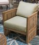 Signature Design by Ashley® Vision Lane Beige/Green Fabric/Wooden Outdoor Lounge Chair-1