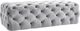 TOV Furniture Kaylee Jumbo Grey Velvet Ottoman-2