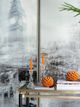 A & B Home Orange Candle Holder-5