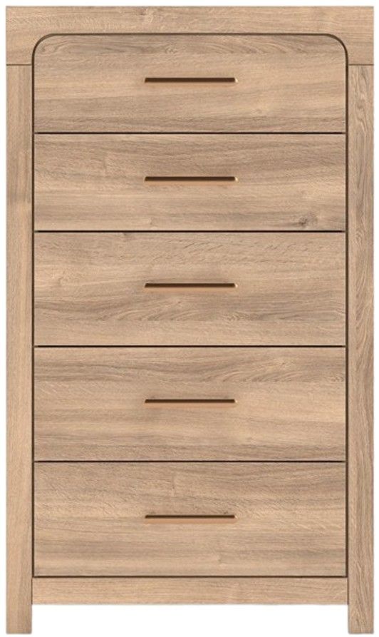 Signature Design by Ashley® Kinlanni Tan 5-Drawer Chest-2