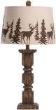 Crestview Collection Hunt Brown Table Lamp-0