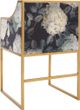 TOV Furniture Atara Floral Gold Chair-1