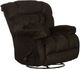 Catnapper® Daly Chocolate Chaise Swivel Glider Recliner-0