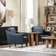 Crestview Collection Rothwell Blue Accent Chair-1