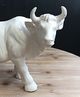 A & B Home White Cow Statuette-1