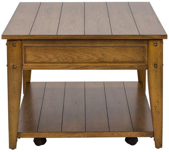 Liberty Furniture Lake House Oak Lift Top Cocktail Table-3