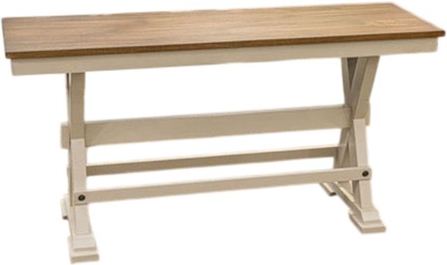 Signature Design by Ashley® Brinfern Antique White/Brown Large Counter Bench-0