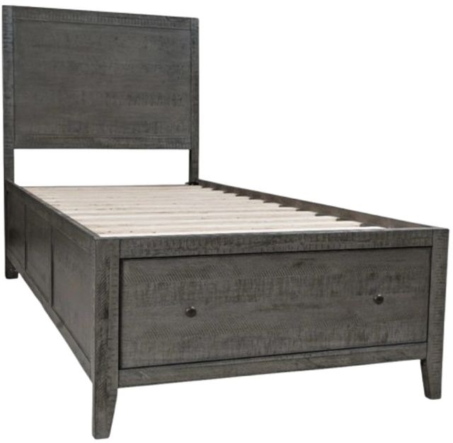 Jofran Inc. Maxton Stone Youth Twin Panel Storage Bed-2