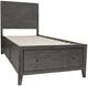 Jofran Inc. Maxton Stone Youth Twin Panel Storage Bed-2