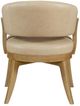 Bernards Tapestry Beige Upholstered Barrel Chair-3