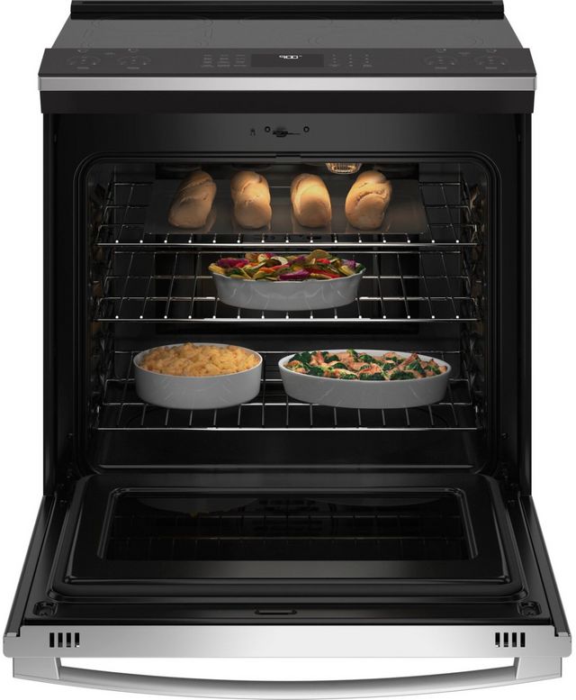 GE Profile™ 30" Fingerprint Resistant Stainless Steel Slide In Induction Range-2