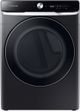 Samsung 7.5 Cu. Ft. Brushed Black Front Load Electric Dryer-1