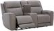 Signature Design by Ashley® Coin Power Reclining Loveseat with Console and Adjustable Headrest-0