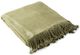 Surya Tian Tian Olive 50"x67" Throw Blanket-1