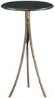 Bassett Mirror Milo Green Accent Table with Iron Base-0