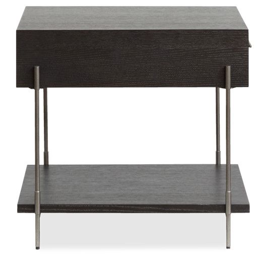 Magnussen Home® Spencer Dark Briarsmoke Gray End Table-4
