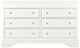 Global Furniture USA Pompei Metallic White Dresser-1