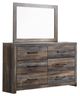 Signature Design by Ashley® Drystan 6-Piece Brown Rustic Queen Storage Bed Set-2