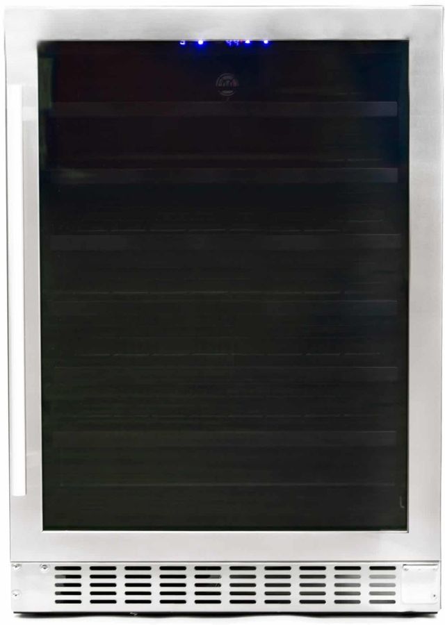 Azure 2 Series 24" 5.6 Cu. Ft. Stainless Steel Wine Cooler-0
